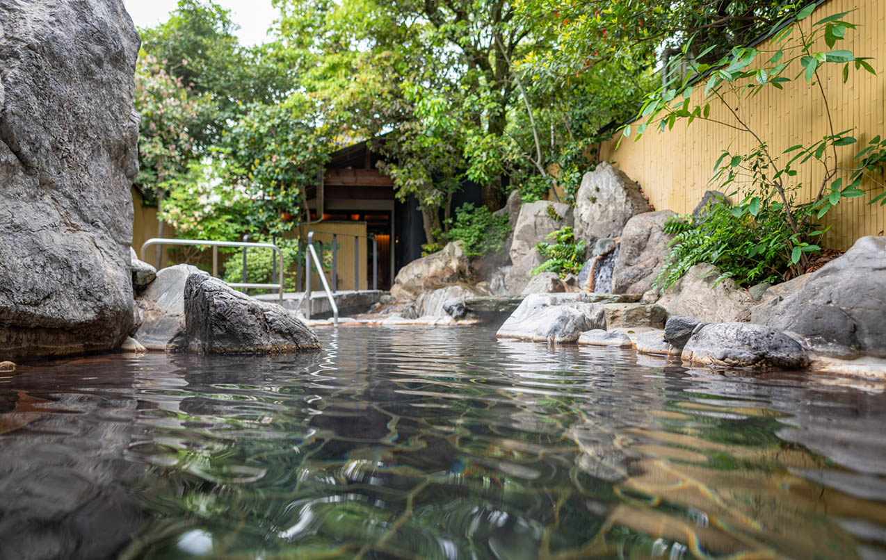 写真：庭園露天風呂