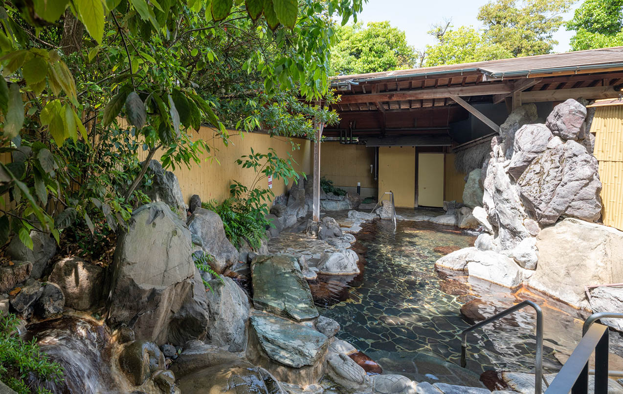 写真：庭園露天風呂