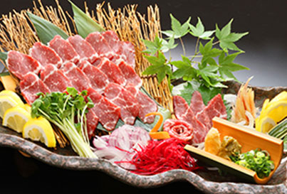 写真:特選馬刺し