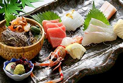 写真:お造りの盛り合わせ